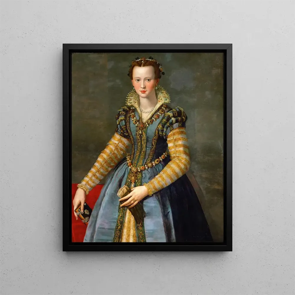 Maalaus Marie de Médicis'n muotokuva 1540-1557 - Alessandro Allori
