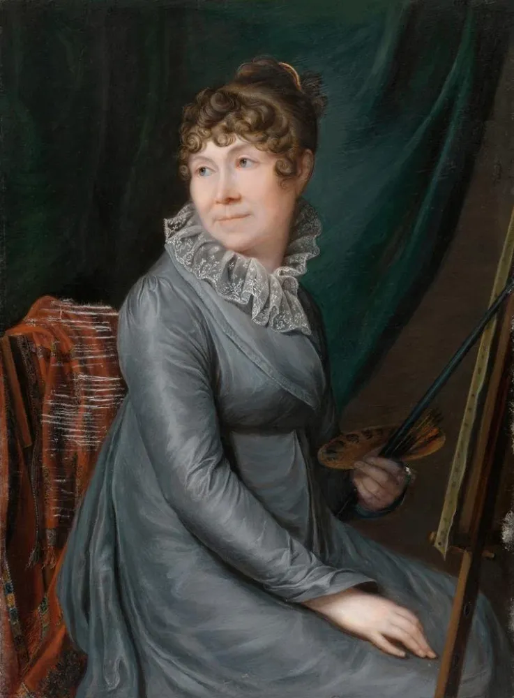 Maalaus Marie Simons, taiteilijan äiti - Alexandre Delatour | Taidetuloste