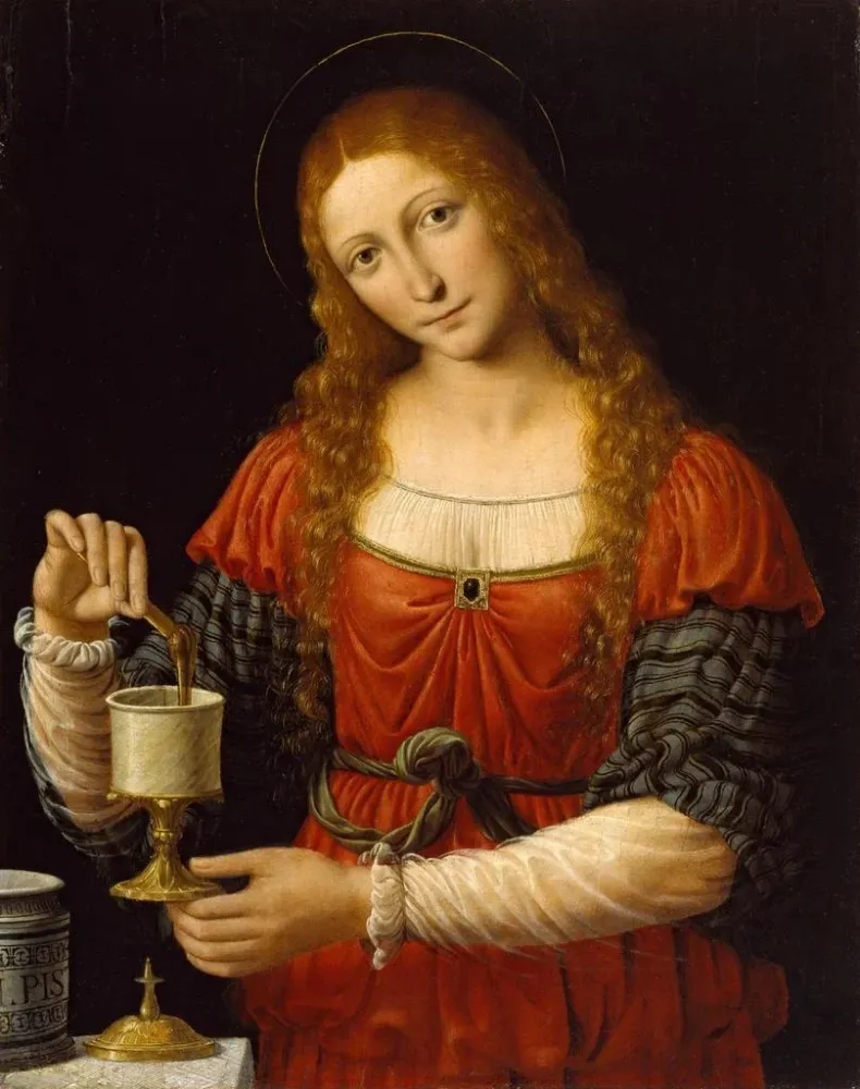 Maalaus Marie-Madeleine - Andrea Solario | Taidetuloste