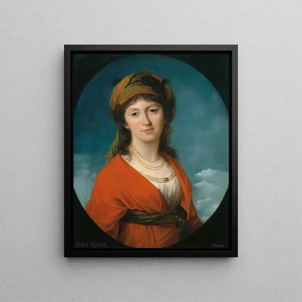 Maalaus Marie-Thérèse kreivitär Meerfeld, syntynyt kreivitär Dietrichstein - Angelica Kauffman | Taidetuloste