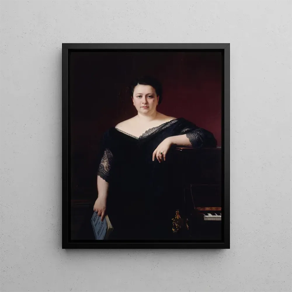 Maalaus Marietta Alboni Comtesse Pepoli 1826-1894 laulaja - Alexis-Joseph Prignon