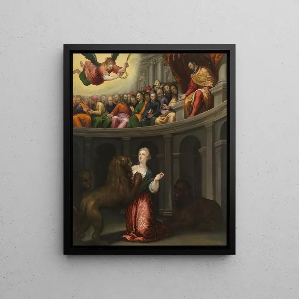 Maalaus Martyre d'un saint - Alessandro Maganza | Taidetuloste