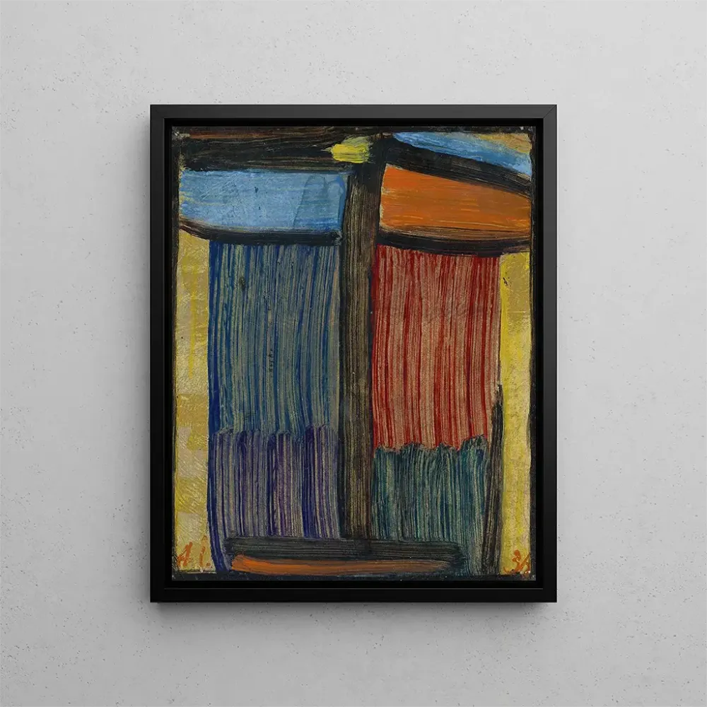 Maalaus Meditaatio kultaisella taustalla - Alexej von Jawlensky | Taidetuloste