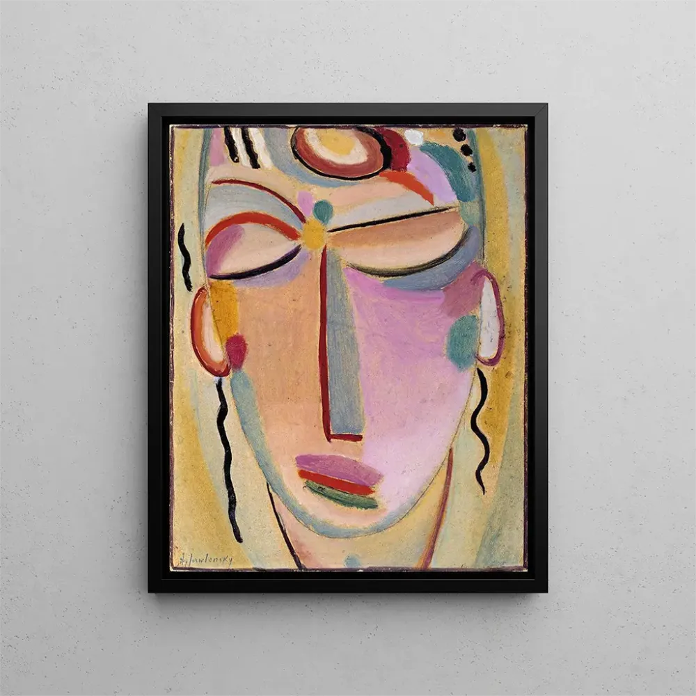 Maalaus Meditaatio mystisen pään - Alexej von Jawlensky | Taidetuloste