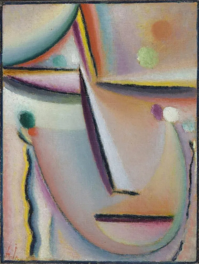 Maalaus Meditointi Rukous - Alexej von Jawlensky | Taidetuloste