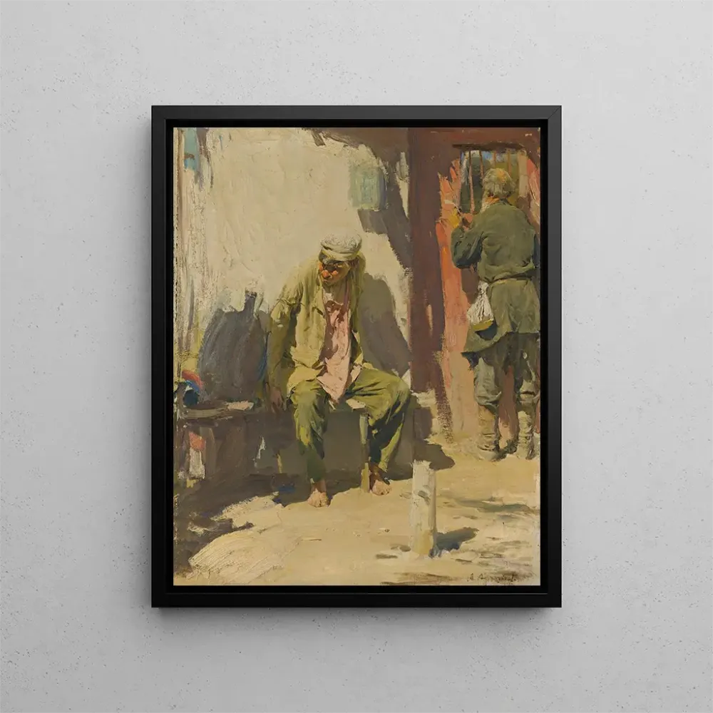 Maalaus Mendiants - Abram Efimovich Arkhipov | Taidetuloste