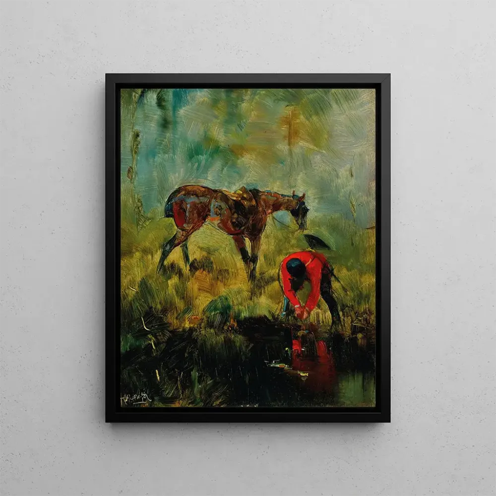 Maalaus Metsästyshevonen, juoksu - Henri de Toulouse - Lautrec | Taidetuloste