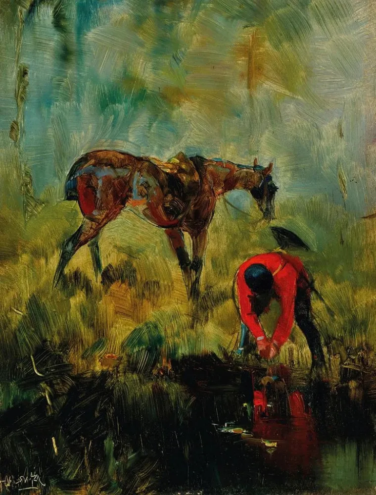 Maalaus Metsästyshevonen, juoksu - Henri de Toulouse - Lautrec | Taidetuloste