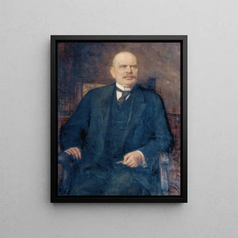 Maalaus Ministeri Max Freiherr Hussarek von Heinlein - Alois Johann Josef Delug | Taidetuloste