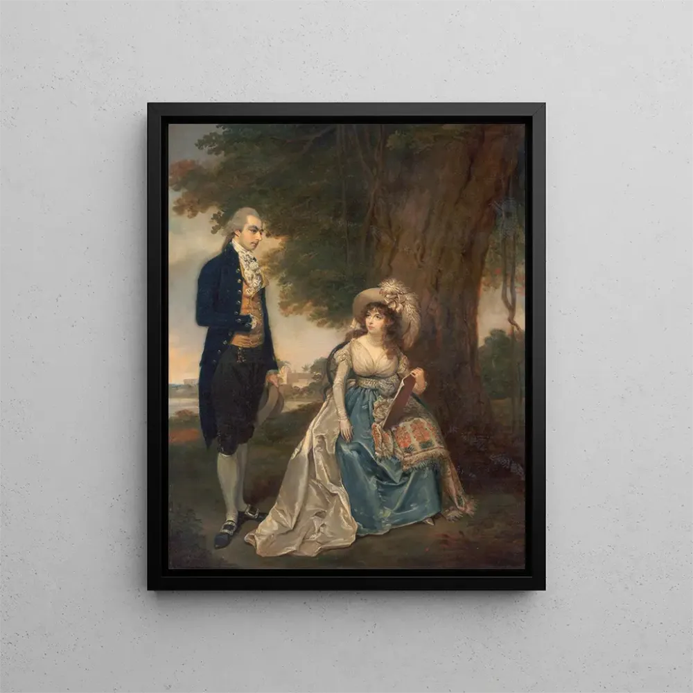 Maalaus M. ja Mme Fraser - Arthur William Devis | Taidetuloste