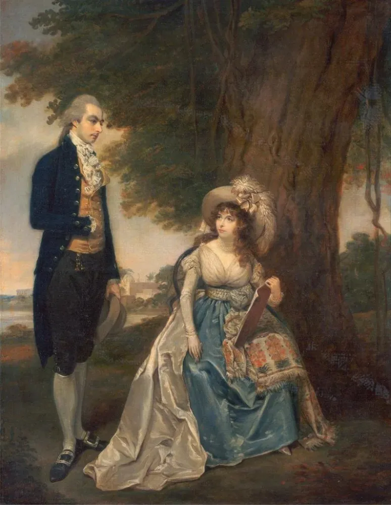Maalaus M. ja Mme Fraser - Arthur William Devis | Taidetuloste
