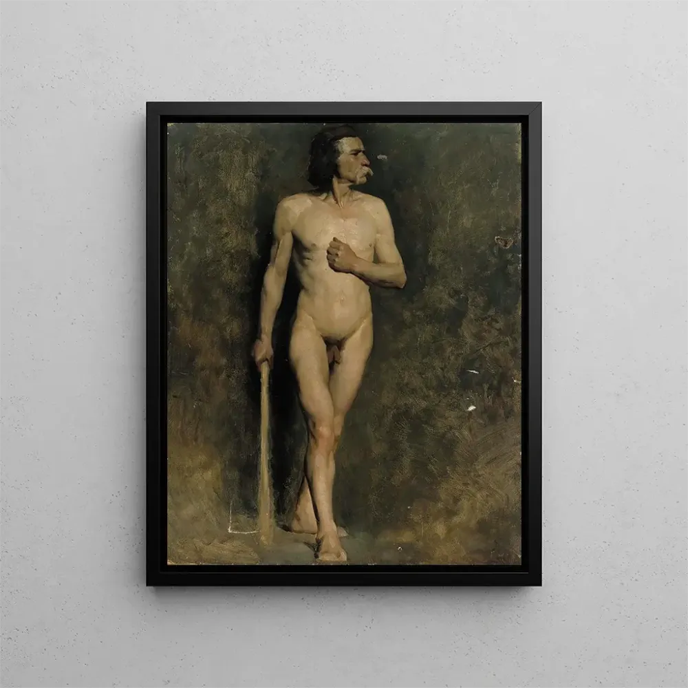 Maalaus Modèle masculin - Albert Edelfelt | Taidetuloste