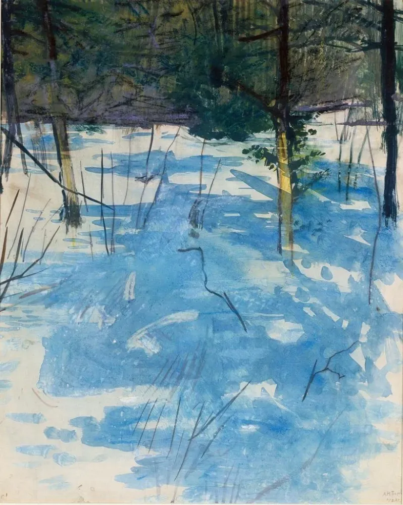 Maalaus Monadnock d'hiver - Abbott Handerson Thayer | Taidetuloste