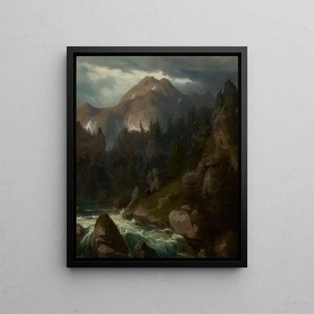 Maalaus Mont Pyszna dans les Tatras - Alfred Schoupp | Taidetuloste