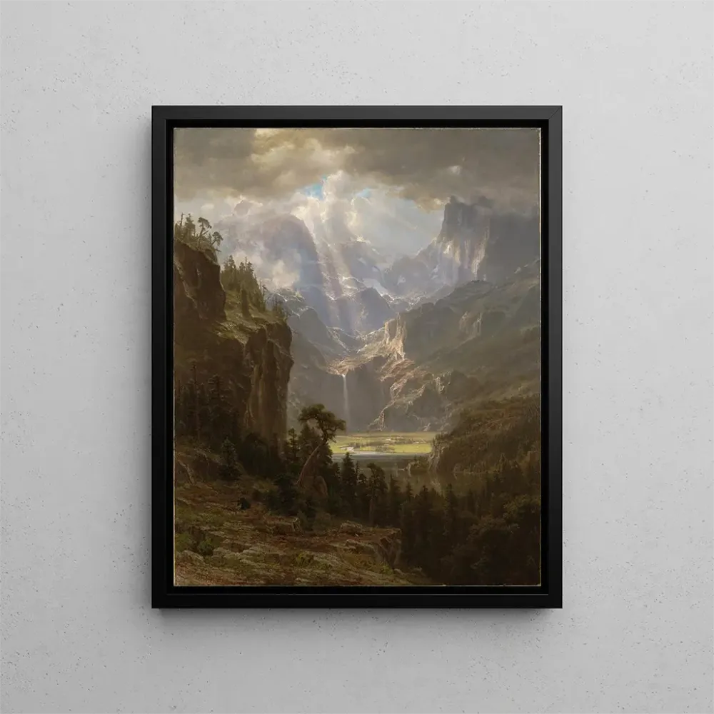 Maalaus Montagnes Rocheuses Lander's Peak - Albert Bierstadt | Taidetuloste