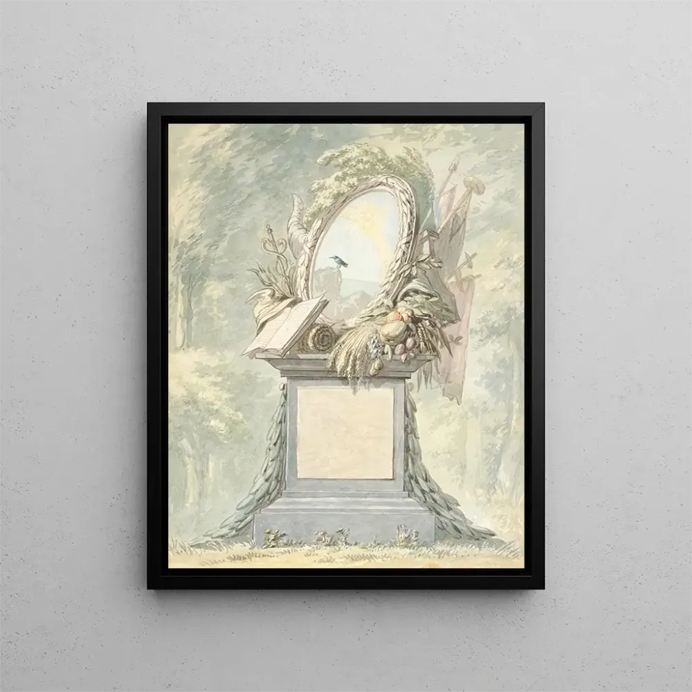 Maalaus Monument - Aert Schouman | Taidetuloste