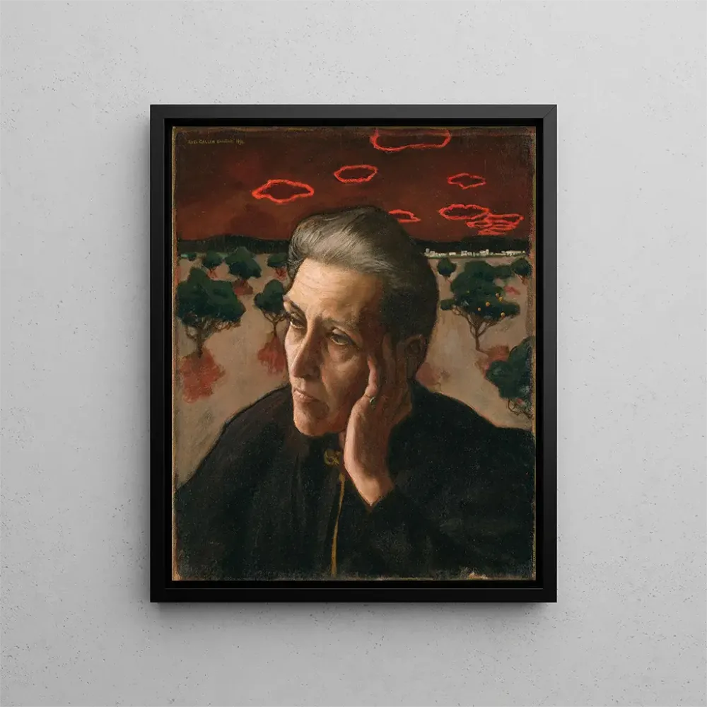 Maalaus La Mère des artistes - Akseli Gallen-Kallela | Taidetuloste