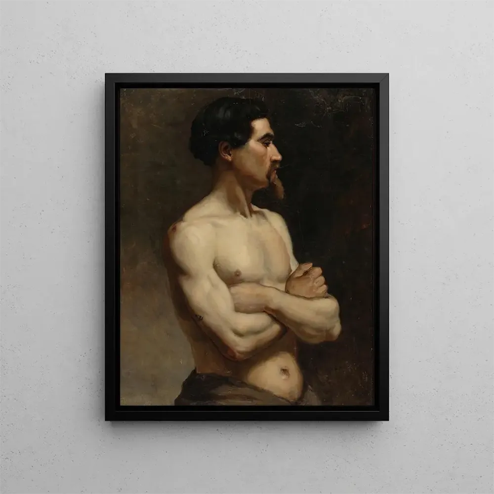 Maalaus Muotinäytösakatemian tutkimus - Albert Edelfelt | Taidetuloste
