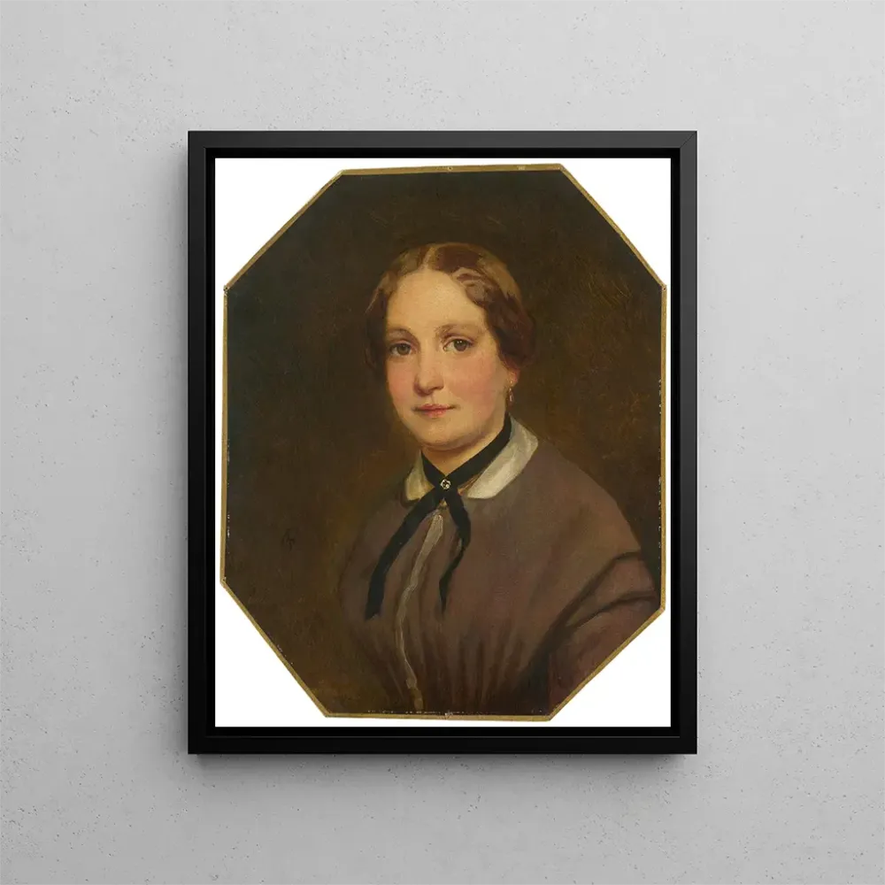 Maalaus Muotokuva hänen sisarestaan Emilie 1827-1873 - Anselm Feuerbach | Taidetuloste