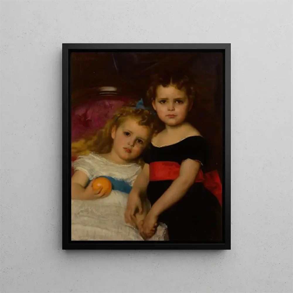 Maalaus Muotokuva kahdesta sisaresta - Alexandre Cabanel | Taidetuloste