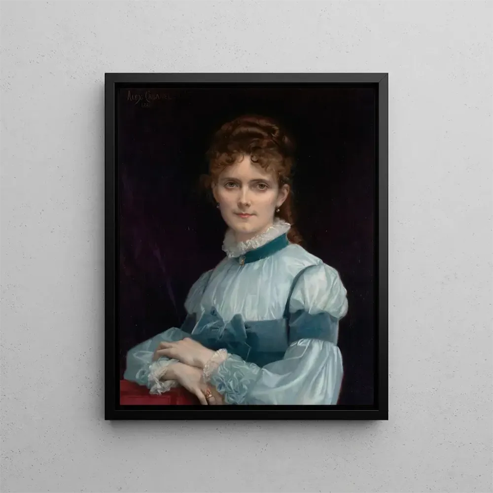 Maalaus Muotokuva Mademoiselle Fanny Clapp - Alexandre Cabanel | Taidetuloste