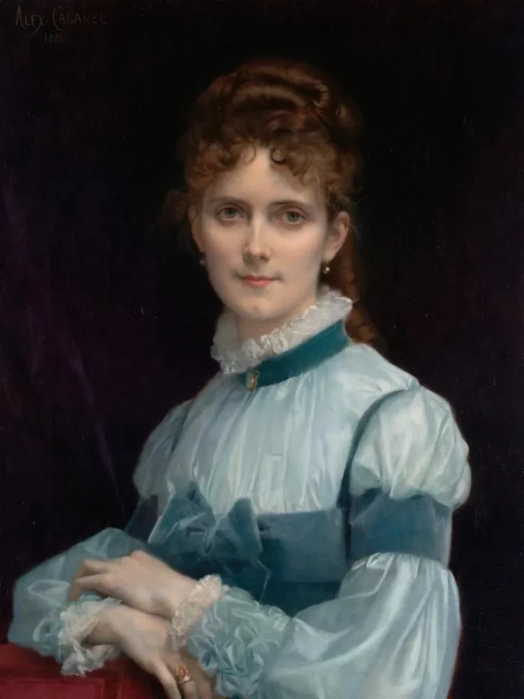 Maalaus Muotokuva Mademoiselle Fanny Clapp - Alexandre Cabanel | Taidetuloste