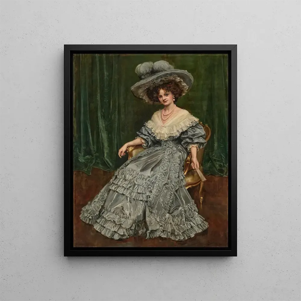 Maalaus Muotokuva Miss Gertie Millarista, myöhemmin Dudleyn kreivitär - Albert Henry Collings | Taidetuloste
