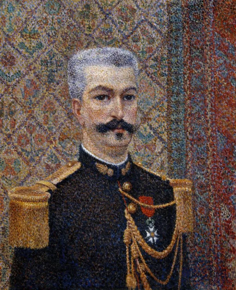 Maalaus Muotokuva Monsieur Pool - Albert Dubois-Pillet | Taidetuloste