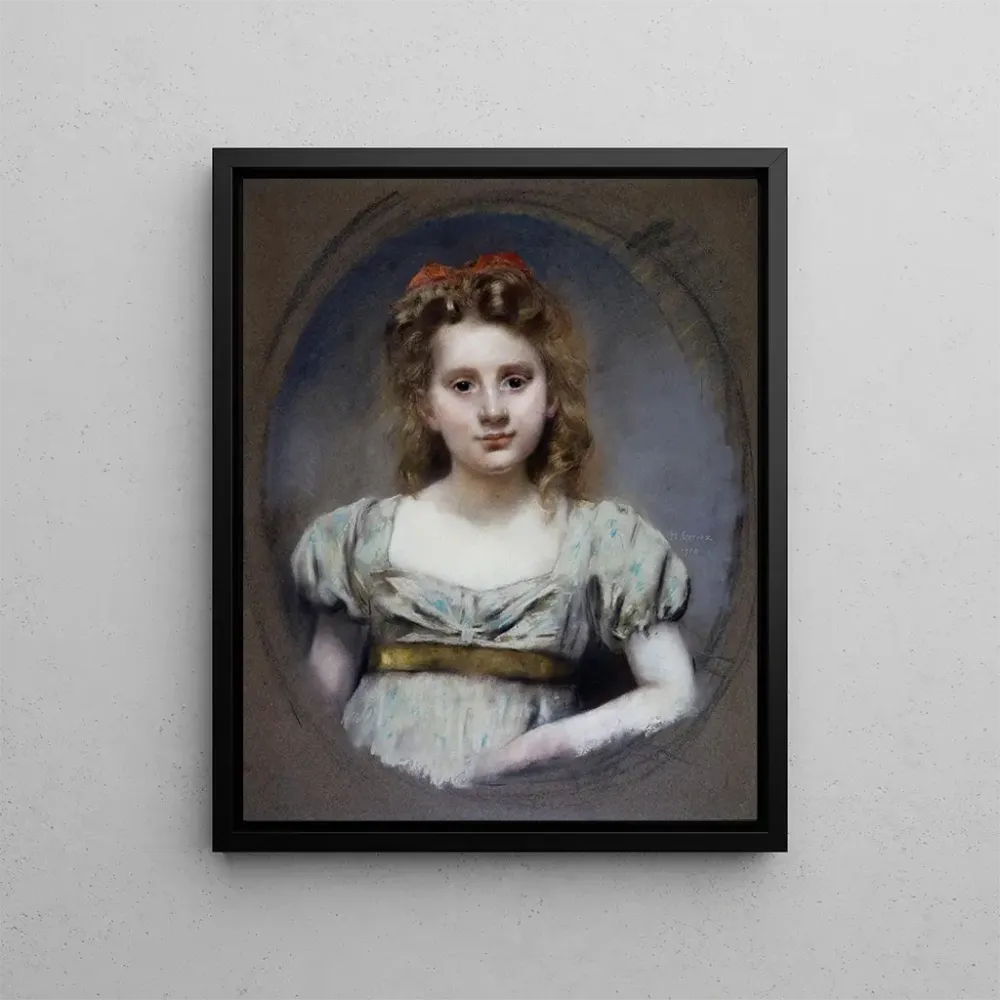 Maalaus Muotokuva neiti Suzanne Malvesin, 12 vuotta - Henri Gervex | Taidetuloste