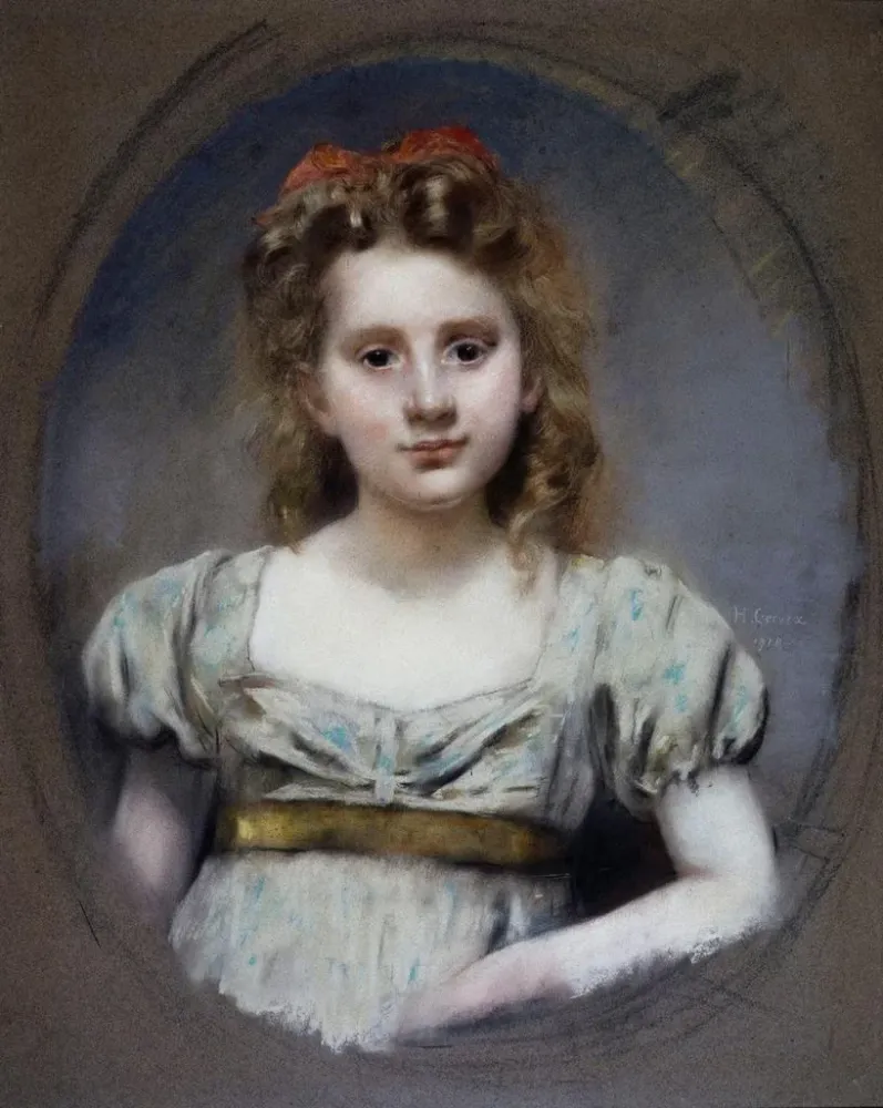 Maalaus Muotokuva neiti Suzanne Malvesin, 12 vuotta - Henri Gervex | Taidetuloste