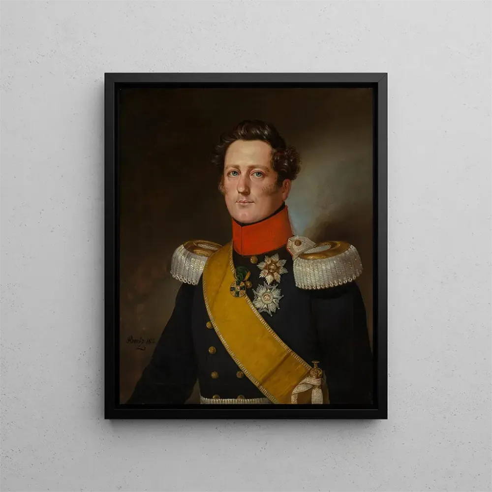 Maalaus Muotokuva suurherttua Leopold Badenista - August Boötz | Taidetuloste