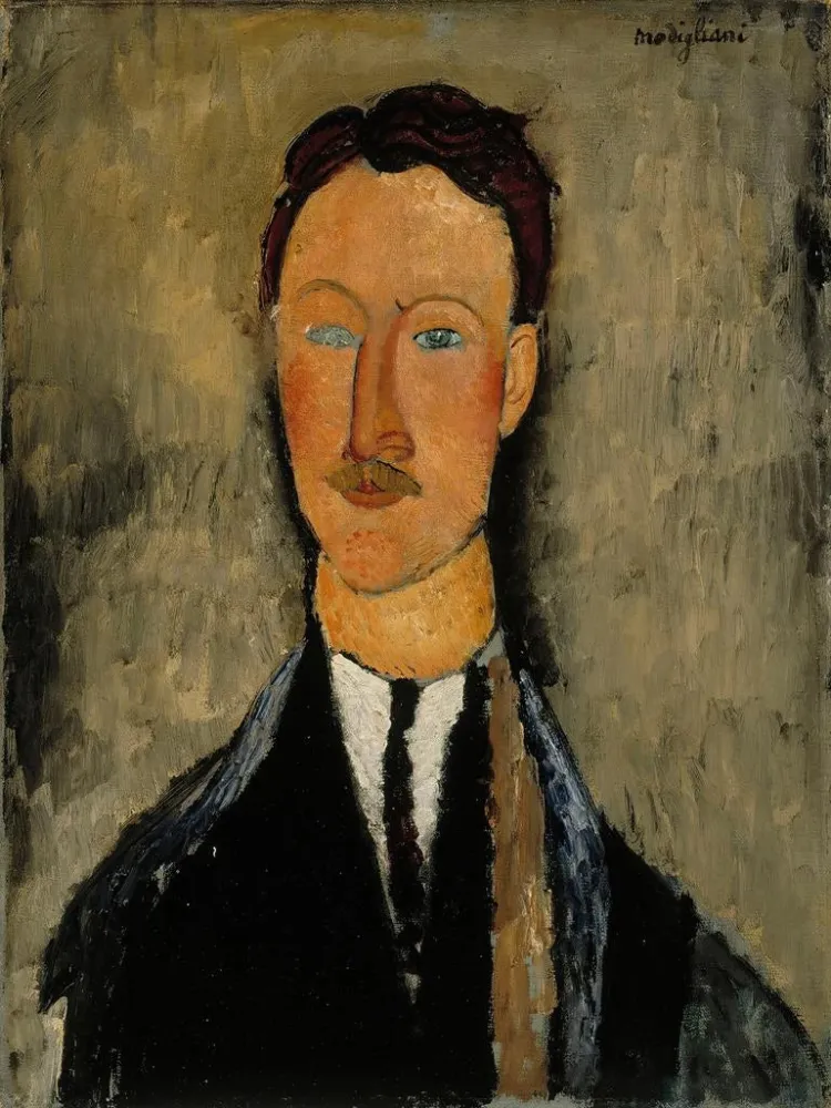 Maalaus Muotokuva taideteoksen Léopold Survage - Amedeo Modigliani | Taidetuloste