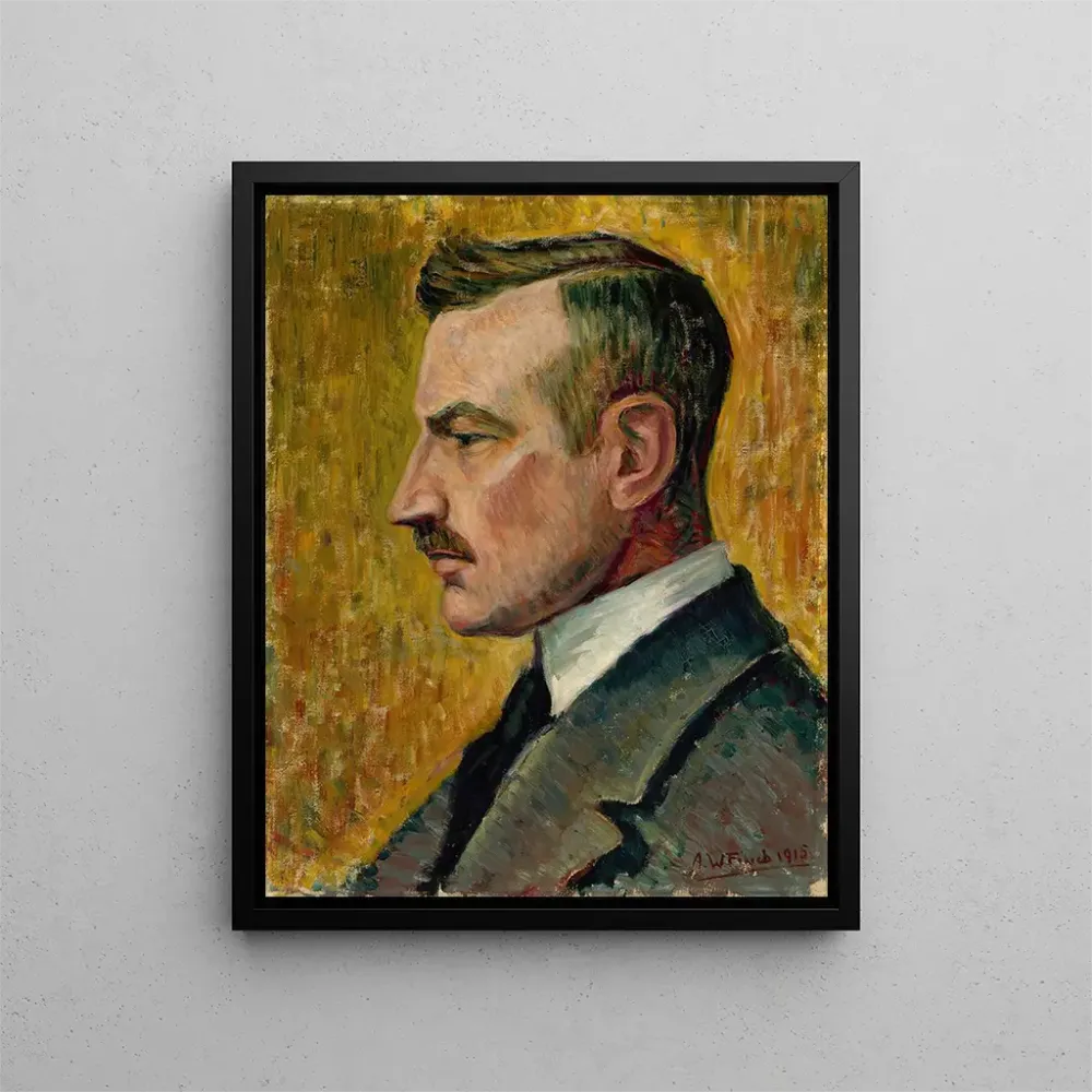 Maalaus Muotokuva taiteilijasta Magnus Enckell - Alfred William Finch | Taidetuloste