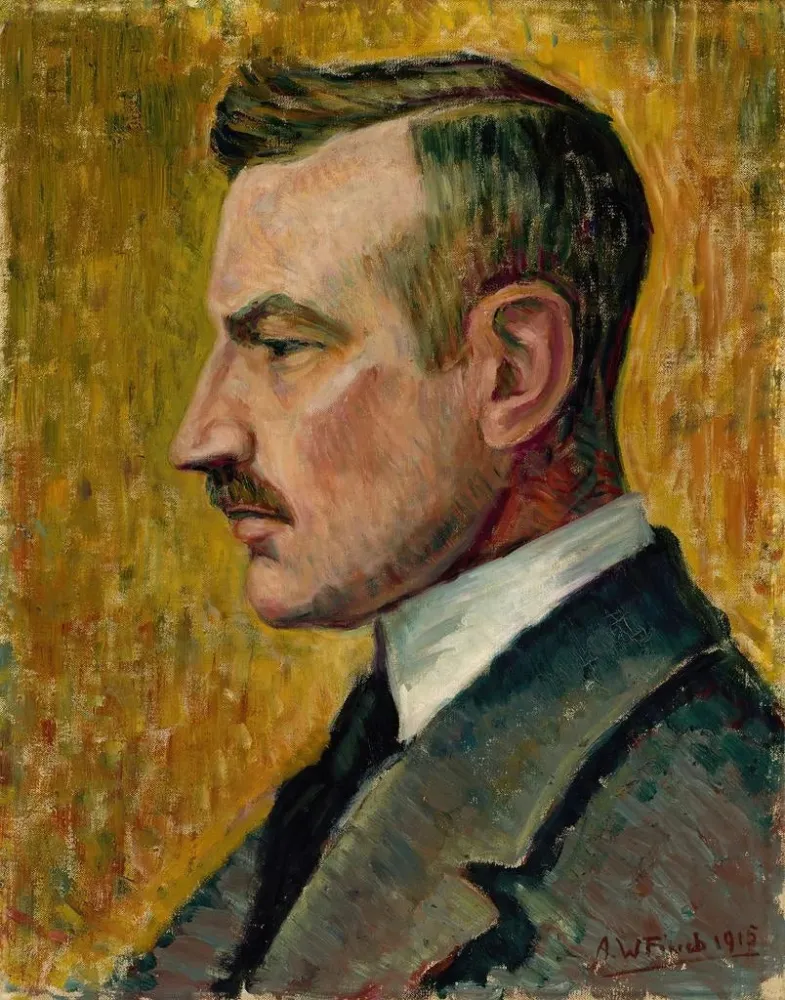 Maalaus Muotokuva taiteilijasta Magnus Enckell - Alfred William Finch | Taidetuloste