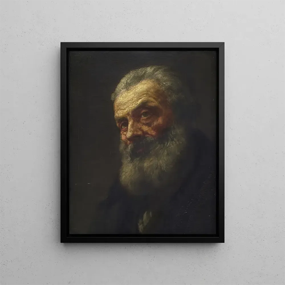 Maalaus Muotokuva vanhuksesta - Alphonse Legros | Taidetuloste