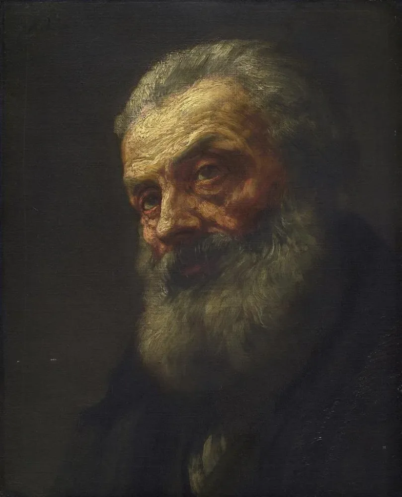 Maalaus Muotokuva vanhuksesta - Alphonse Legros | Taidetuloste