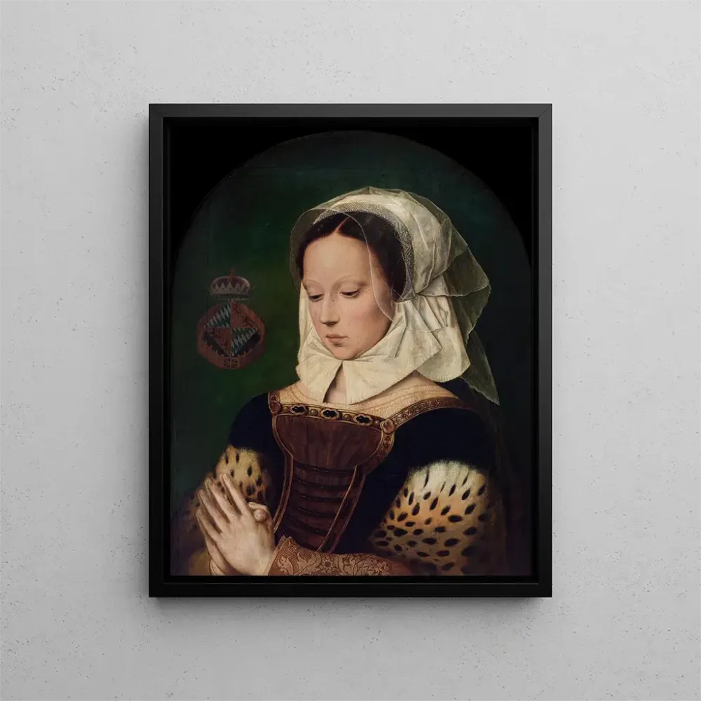 Maalaus Nainen rukouksessa - Ambrosius Benson | Taidetuloste