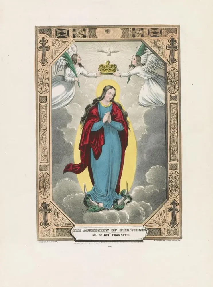 Maalaus Neitsyt Marian taivahistuminen - Currier & Ives | Taidetuloste