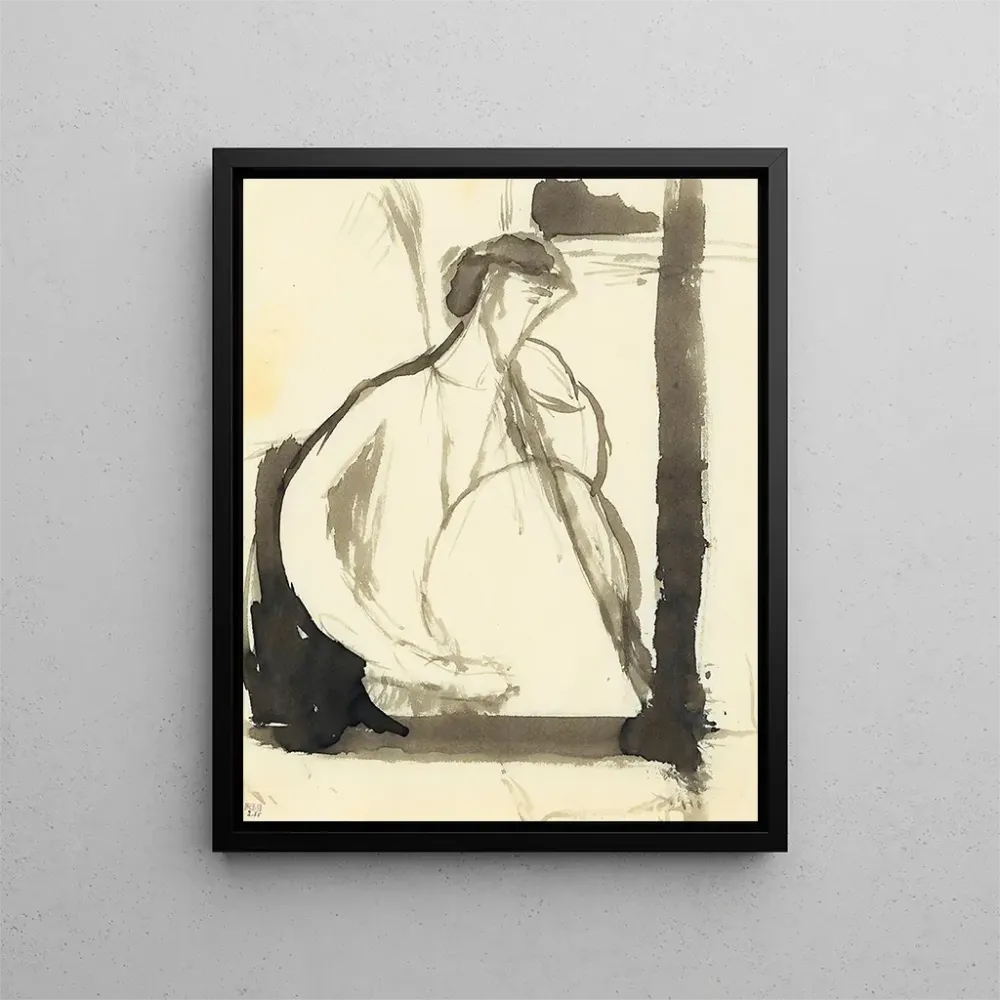 Maalaus Nimettömän - Amedeo Modigliani | Taidetuloste
