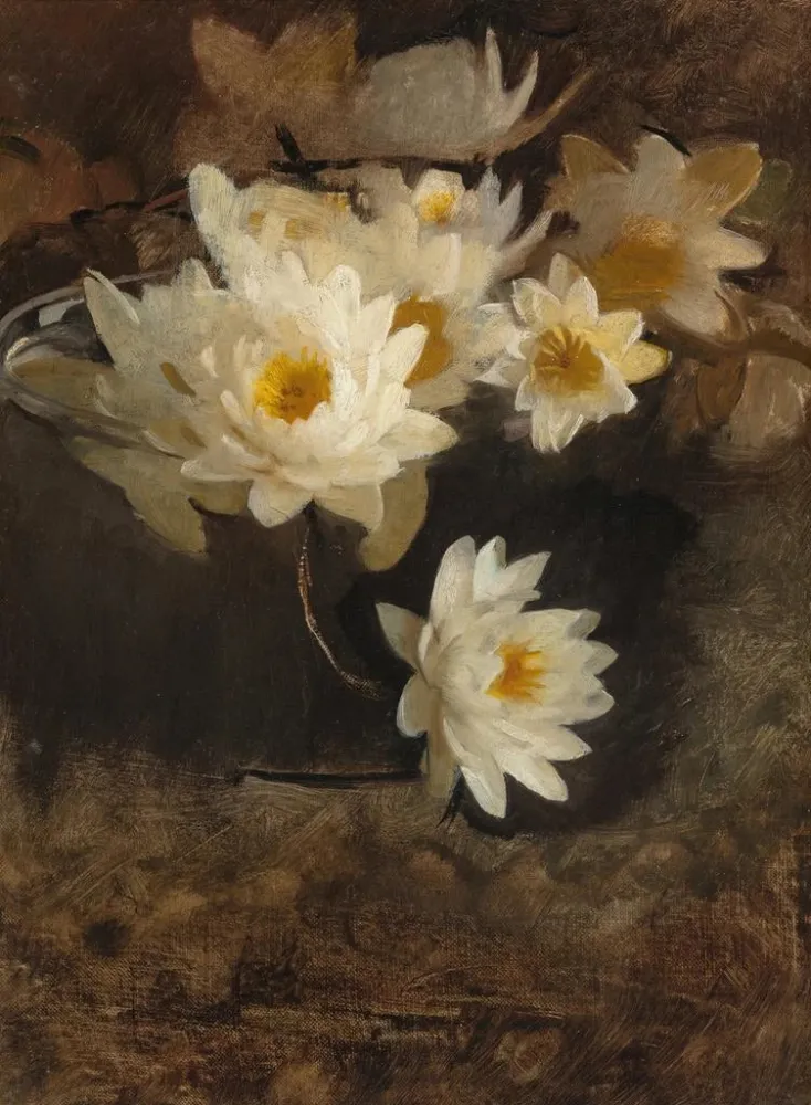Maalaus Nénuphars - Abbott Handerson Thayer | Taidetuloste