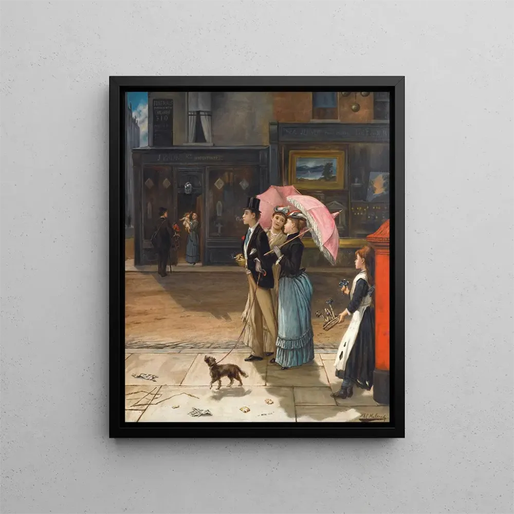 Maalaus Notre cousin de bonne humeur - Augustus Edwin Mulready | Taidetuloste