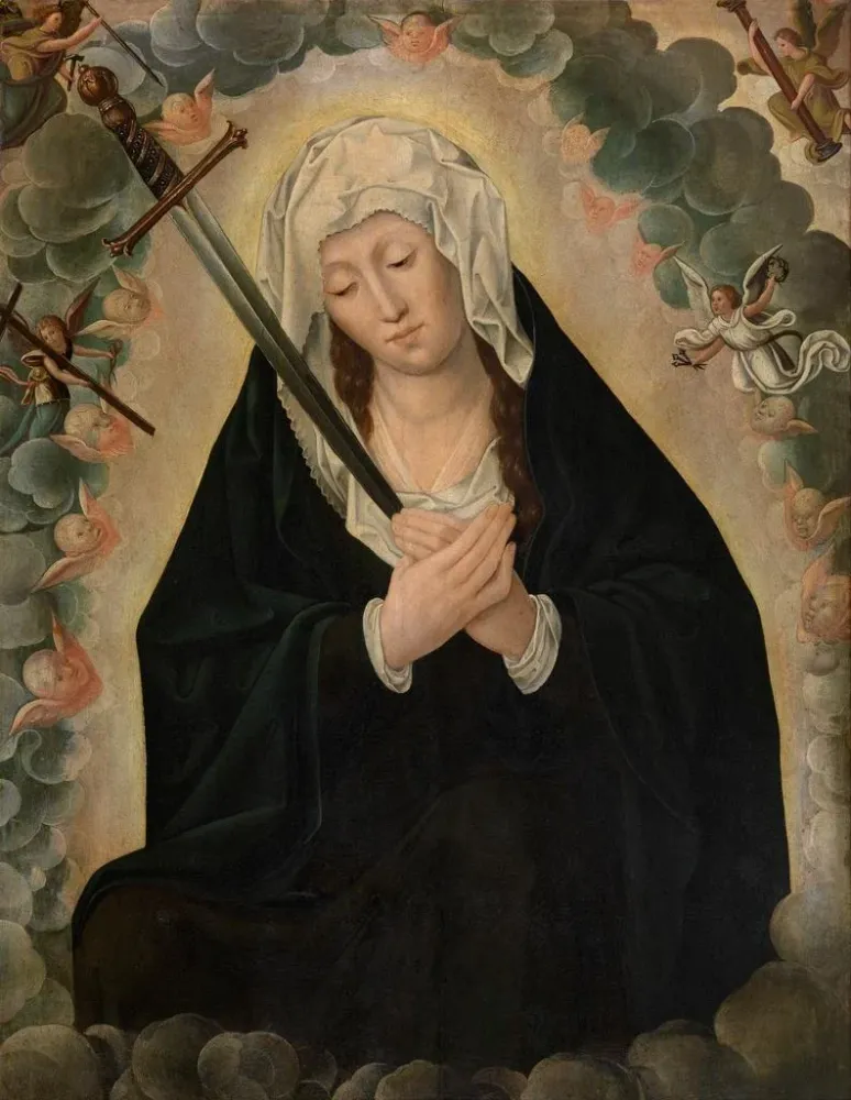 Maalaus Notre-Dame des Douleurs - Anonyymi | Taidetuloste