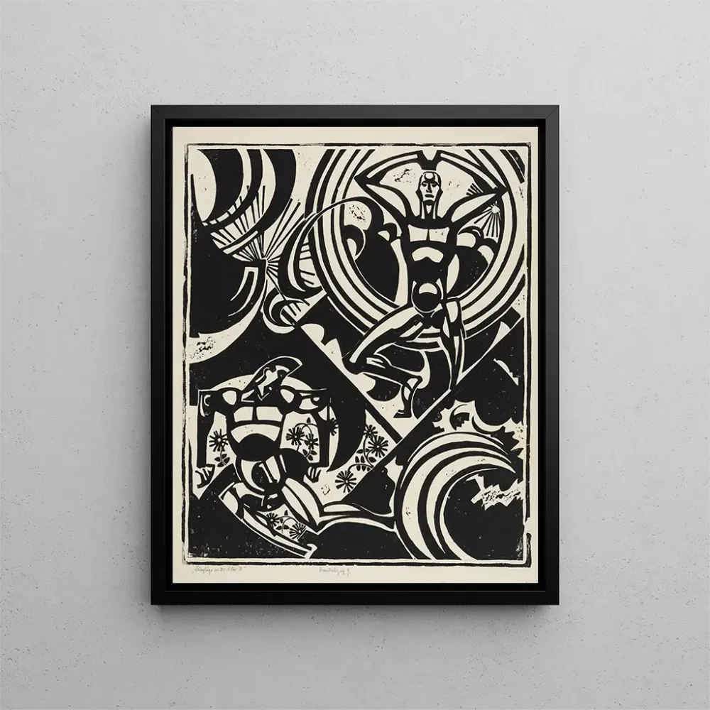 Maalaus Nuoret luonnossa III - August Babberger | Taidetuloste