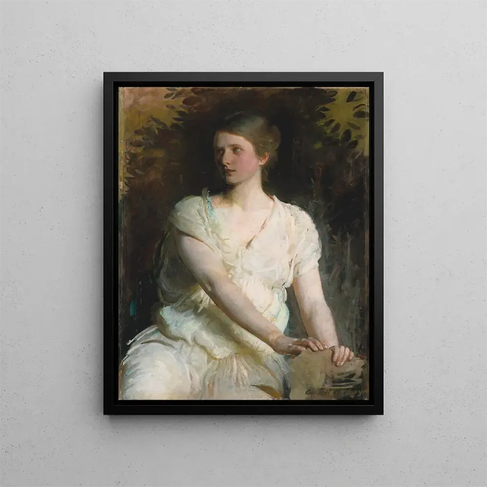 Maalaus Nuori nainen - Abbott Handerson Thayer | Taidetuloste