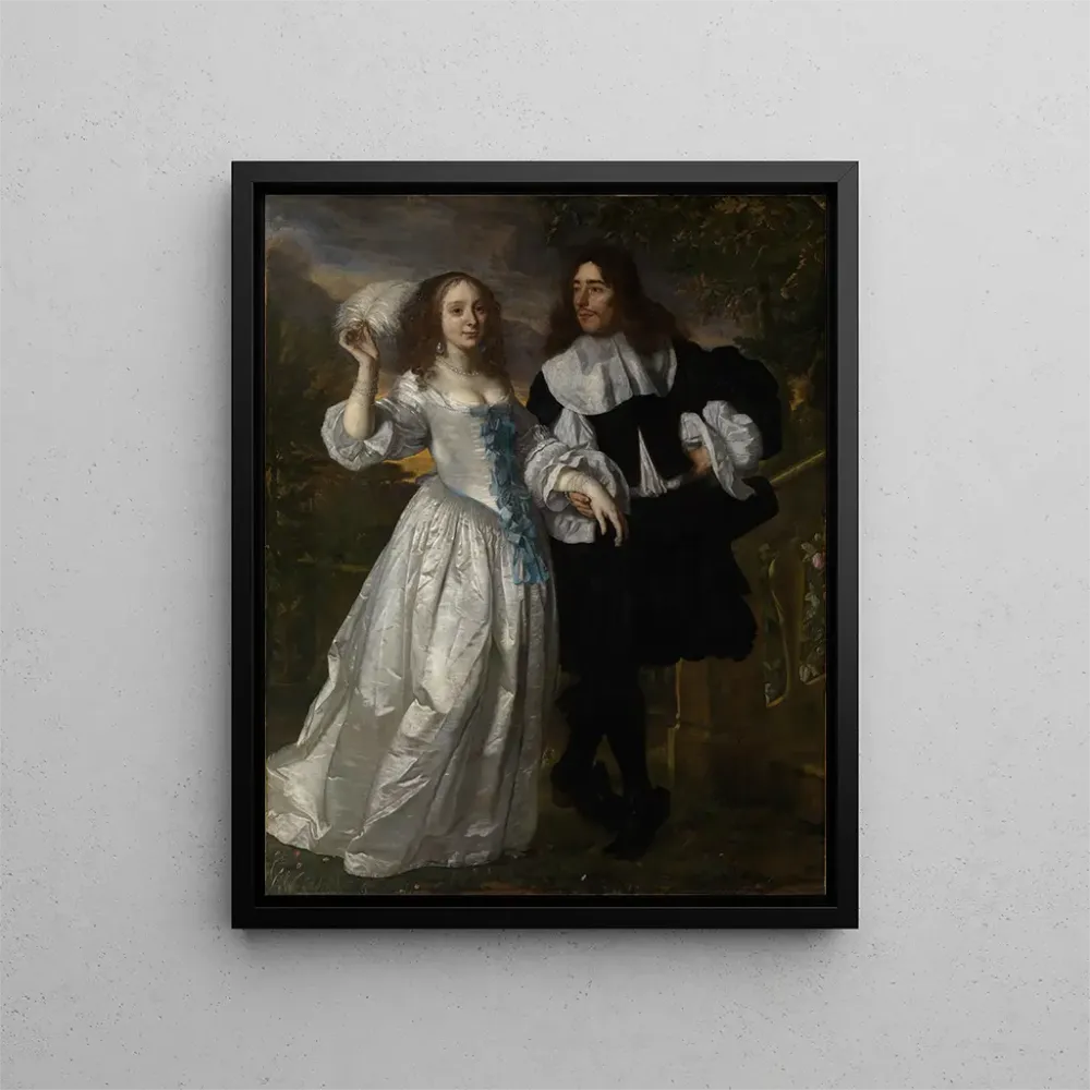Maalaus Nuori pariskunta patriciaksi - Bartholomeus van der Helst | Taidetuloste