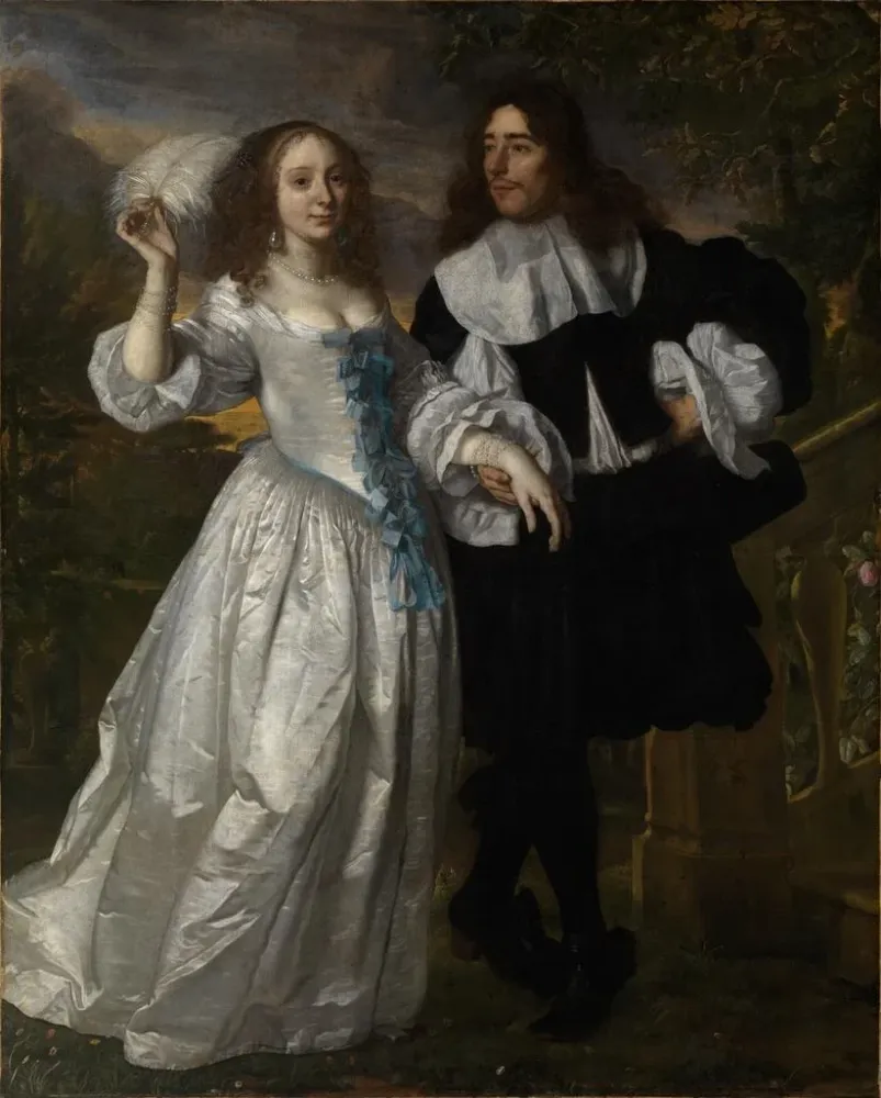 Maalaus Nuori pariskunta patriciaksi - Bartholomeus van der Helst | Taidetuloste