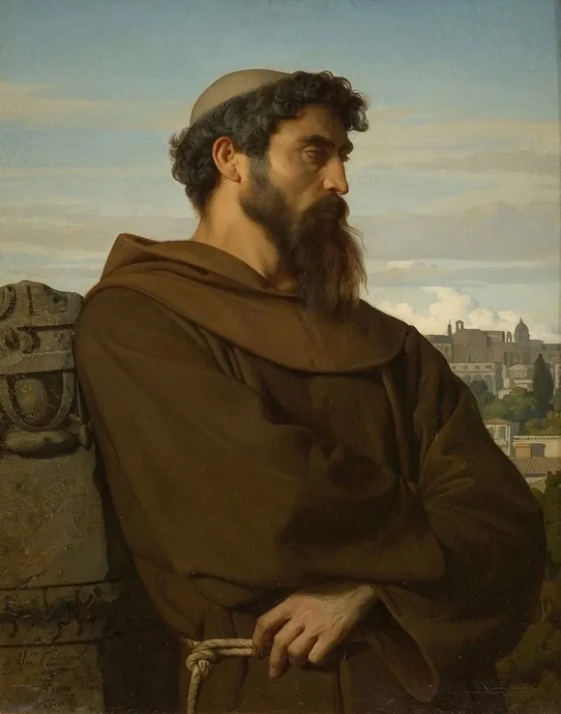 Maalaus Nuori roomalainen munkkinen ajattelija - Alexandre Cabanel | Taidetuloste