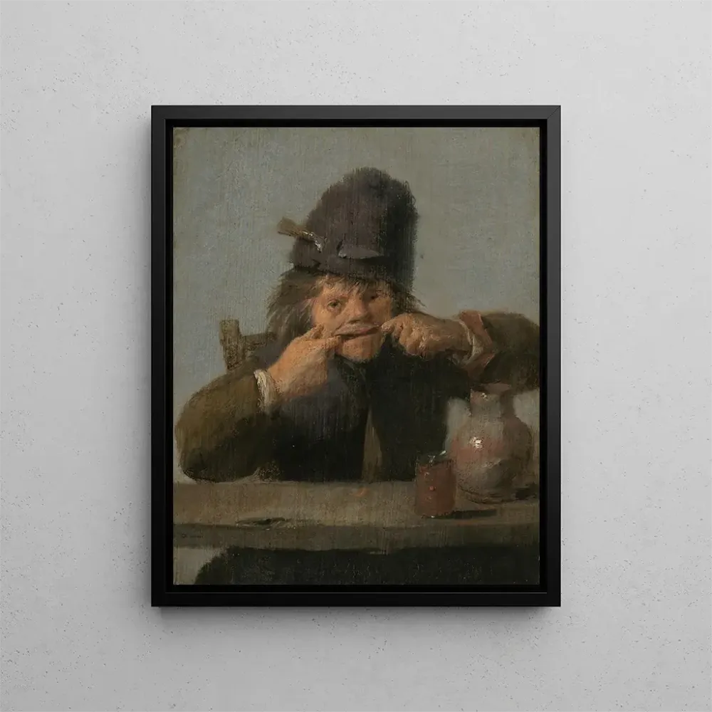 Maalaus Nuoruus irvistää - Adriaen Brouwer | Taidetuloste