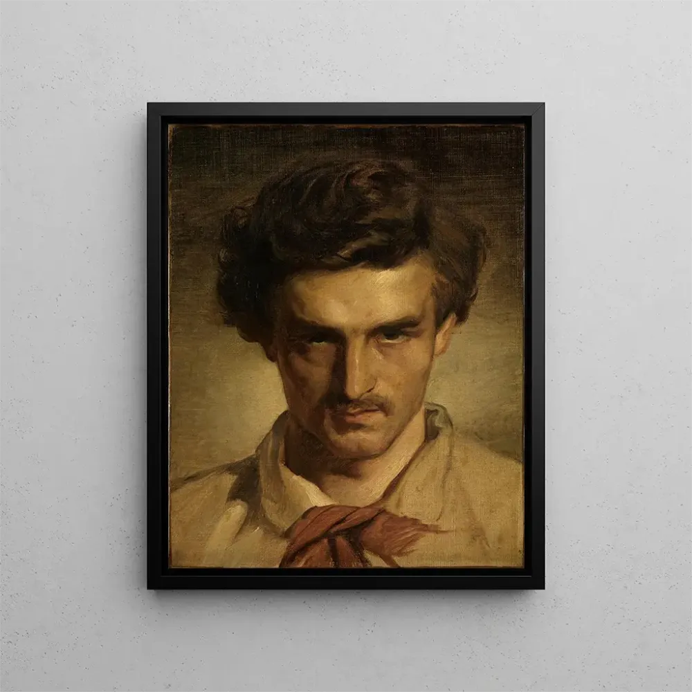 Maalaus Nuoruusautoportraatti - Anselm Feuerbach | Taidetuloste