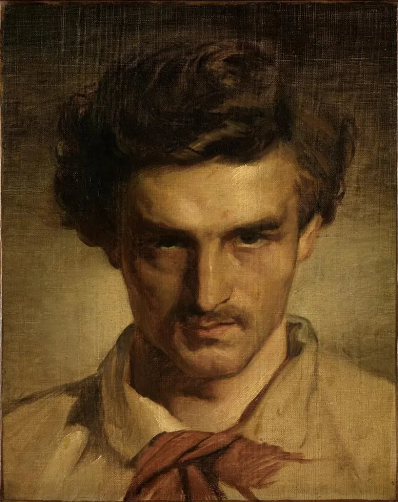 Maalaus Nuoruusautoportraatti - Anselm Feuerbach | Taidetuloste